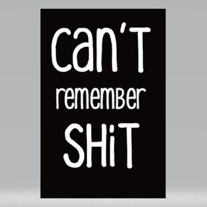Can't Remember Shit: Password Book with Tabs